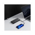 PowerBank Veger TC130 - 25000mAh LED Quick Charge 130W 1x USB-A, 1X USB-C & Ενσωματωμένα Καλώδια - Black