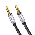 Καλώδιο Ήχου ATC HQ Braided AUX 3.5mm σε AUX 3.5mm 1.5m - Black