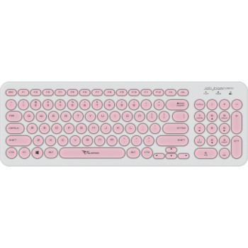 Ασύρματο Πληκτρολόγιο Alcatroz Jellybean A200 - White / Pink 