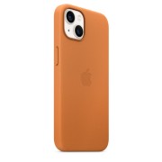 Θήκη Apple  Leather Case με MagSafe για Apple iPhone 13 - Golden Brown
