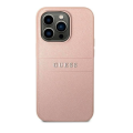 Θήκη Σιλικόνης Guess Saffiano Strap για iPhone 14 Pro - Pink
