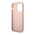 Θήκη Σιλικόνης Guess Saffiano Strap για iPhone 14 Pro - Pink