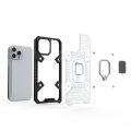 Σκληρή Θήκη Bibercas  Capsule Ring Case Tough Kickstand με Ring Holder για Apple iPhone 13 Pro - Black 