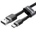Baseus Cafule cable USB-A σε USB-C 3A 0.5m - Black