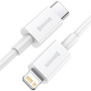 Baseus Superior Series Cable USB-C to Lightning, 20W, PD, 1,5m - ΅White