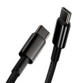 Καλώδιο Φόρτισης Baseus Tungsten Gold από Type-C σε Type-C 100W, 1m - Black