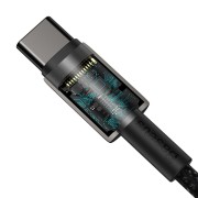 Καλώδιο Φόρτισης Baseus Tungsten Gold από Type-C σε Type-C 100W, 1m - Black