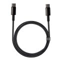 Καλώδιο Φόρτισης Baseus Tungsten Gold από Type-C σε Type-C 100W, 1m - Black