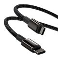 Καλώδιο Φόρτισης Baseus Tungsten Gold από Type-C σε Type-C 100W, 1m - Black