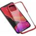 Σκληρή Θήκη Baseus Glitter Case για Apple iPhone 11 Pro Max-Διάφανη Κόκκινη