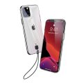 Θήκη Σιλικόνης Baseus για Apple  iPhone 11 Pro Max - Διάφανη Mαύρη