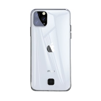 Θήκη Σιλικόνης Baseus για Apple  iPhone 11 Pro Max - Διάφανη Mαύρη