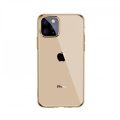 Θήκη Σιλικόνης Baseus Simplicity Protective Case  για Apple Phone 11 Pro Max- Διάφανη χρυσή