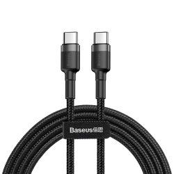 Baseus Cafule Series Type-C PD2.0/QC3.0 (60w) Braided Cable 2m - Black