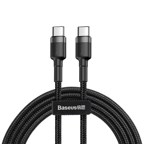 Baseus Cafule Series Type-C PD2.0/QC3.0 (60w) Braided Cable 2m - Black