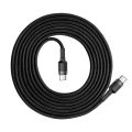 Baseus Cafule Series Type-C PD2.0/QC3.0 (60w) Braided Cable 2m - Black
