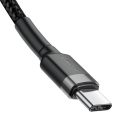 Baseus Cafule Series Type-C PD2.0/QC3.0 (60w) Braided Cable 2m - Black