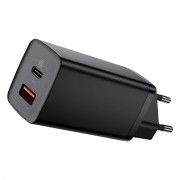 Φορτιστης Baseus Quick Charger GaN2 Lite USB + C 65W EU - black