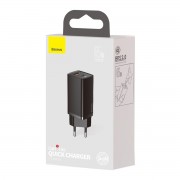 Φορτιστης Baseus Quick Charger GaN2 Lite USB + C 65W EU - black