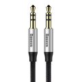Καλώδιο Ήχου Baseus Yiven M30 Braided Mini-Jack 3.5mm σε Mini-Jack 3.5mm 1.5m - Black