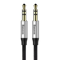 Καλώδιο Ήχου Baseus Yiven M30 Braided Mini-Jack 3.5mm σε Mini-Jack 3.5mm 1.5m - Black