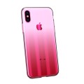 Σκληρή Θήκη Baseus Aurora για Apple iPhone XS Max - Διάφανο Ροζ