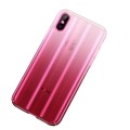 Σκληρή Θήκη Baseus Aurora για Apple iPhone XS Max - Διάφανο Ροζ