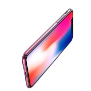 Σκληρή Θήκη Baseus Aurora για Apple iPhone XS Max - Διάφανο Ροζ