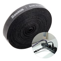 Baseus Rainbow Circle Velcro Straps Δεματικό Καλωδίων 3m - Μαύρο 