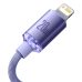 Καλώδιο Φόρτισης Baseus Crystal Shine USB-C σε Lightning, 20W, PD, 1.2m - Purple