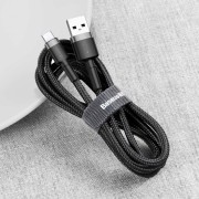 Καλώδιο Baseus Cafule USB σε Type-C 3Α Braided Cable 1m - Black