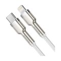 Καλώδιο Φόρτισης  Baseus Braided USB-C to Lightning Cafule 2,4A 2m - White