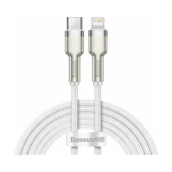 Καλώδιο Φόρτισης  Baseus Braided USB-C to Lightning Cafule 2,4A 2m - White