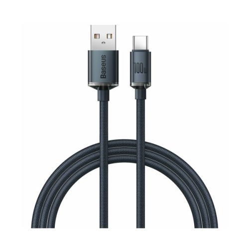 Καλώδιο Φόρτισης Baseus Crystal Shine USB σε USB-C 1.2m - Black