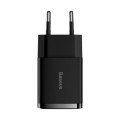 Φορτιστής Baseus Compact Quick Charger με 2 Θύρες USB A 10.5W - Black
