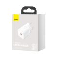 Φορτιστής Baseus Χωρίς Καλώδιο με Θύρα USB-C 25W (Super Si 1C) - White