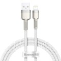 Καλώδιο Φόρτισης  Baseus Braided  USB to Lightning Cafule 2,4A 1m - White