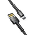 Baseus Cafule Double-sided USB Lightning Cable 2.4A 1m - Gray Black