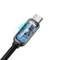 Καλώδιο Φόρτισης Baseus Display από USB-C σε USB-C, Fast Charging Data Cable 100W, 1m - Black