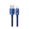 Καλώδιο Φόρτισης Baseus Crystal Shine USB σε USB-C 2m - Blue