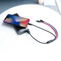 Καλώδιο φόρτισης Baseus 3in1 USB-C / Lightning / Micro 3.5A, 0.3m - Colorful
