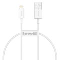Καλώδιο Φόρτισης Baseus Superior Series USB to Lightning  2.4A  0,25m - White