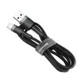 Καλώδιο Baseus USB to Lightning Cafule Braided, 2m - Black