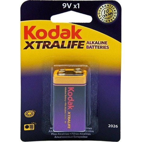 Αλκαλικές Μπαταρίες Kodak Xtralife  - 1 τμχ