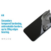 Tempered Glass Mr.Monkey Full Cover Full Glue 5D 9H 0.26mm Strong HD για Apple iPhone 13/ 13 Pro/ 14 - Black