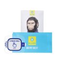 Tempered Glass Mr.Monkey Stong HD 5D Full AB Glue 5D 9H για Apple Watch 10 46mm - Black