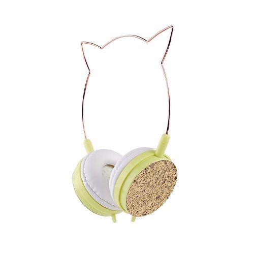 Ενσύρματα Ακουστικά με Jack 3.5mm CAT EAR - Gold 