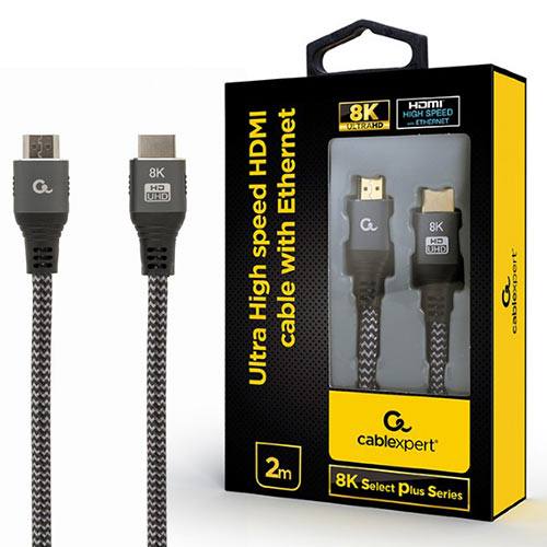 Καλώδιο Braided HDMI Cablexpert Ultra High Speed Hdmi Cable,8K Select Plus Series - 2m