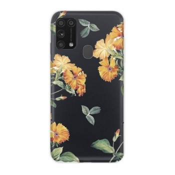 Θήκη Σιλικόνης CaseGadget Overprint Flowers Yellow για Samsung Galaxy M31