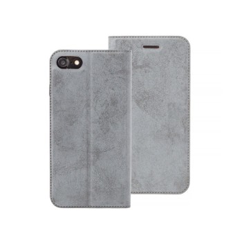 Θήκη Book Clarino Velvet Magnet για Apple iPhone X/XS - Grey